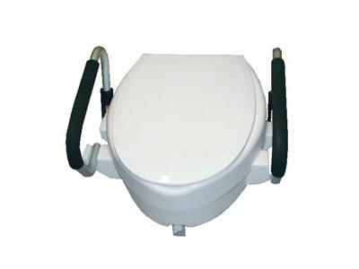 Mediland Rialzo per Water con Coperchio e Braccioli Ribaltabili H 10cm Cod. 857114